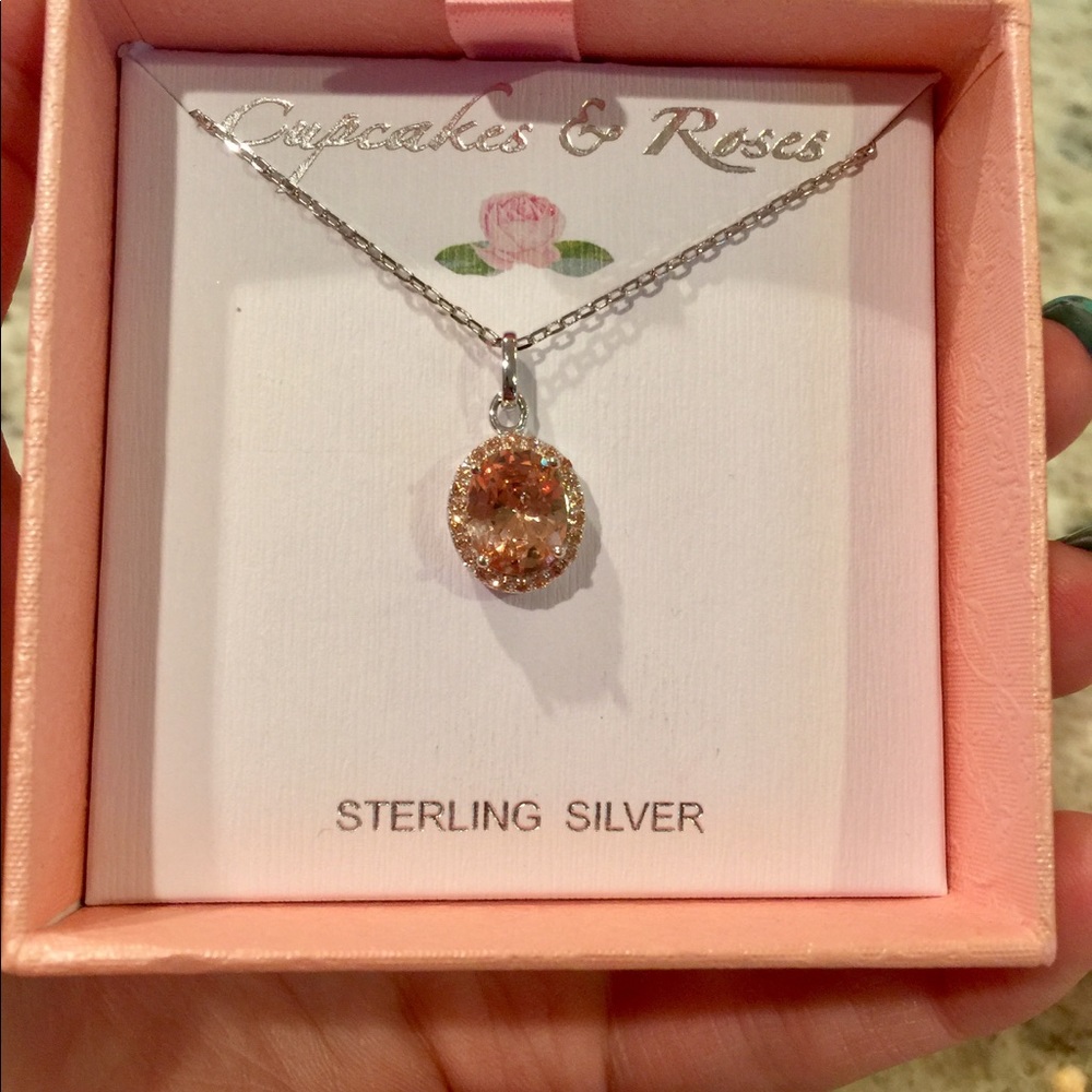 Morganite necklace